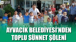 Ayvacık Belediyesi'nden toplu sünnet şöleni