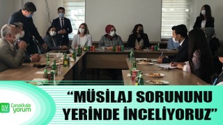 Jülide İskenderoğlu: “Müsilaj sorununu yerinde inceliyoruz”