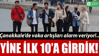 Çanakkale’de vaka artışları alarm veriyor: Yine ilk 10’a girdik!