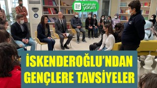 İskenderoğlu’ndan gençlere tavsiyeler