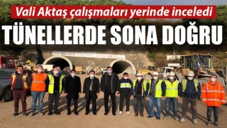 Ayvacık - Küçükkuyu Tünellerinde sona doğru