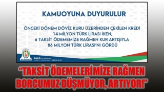 Çan Belediyesi’nden Japon kredi borcu açıklaması: "Taksit ödemelerimize rağmen borcumuz düşmüyor, artıyor!”