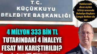 Küçükkuyu Belediyesi’nde büyük ihale yolsuzluğu iddiası!