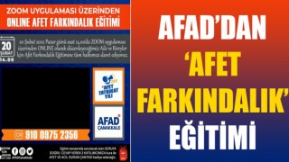 AFAD’dan Afet Farkındalık Eğitimi