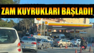 Akaryakıtta zam kuyrukları başladı!