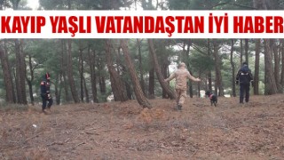 Bayramiç’teki kayıp vatandaştan iyi haber