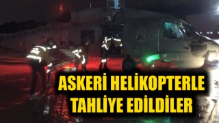 İki hasta vatandaş askeri helikopterle Gökçeada’dan tahliye edildi