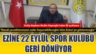 Nedim Kayaoğlu: “Kendi çocuklarımızın neler başarabileceğini tüm Ezine’ye göstereceğiz”