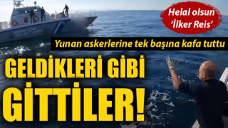 Türk balıkçı teknesini taciz eden Yunan Sahil Güvenliği geldiği gibi geri gitti