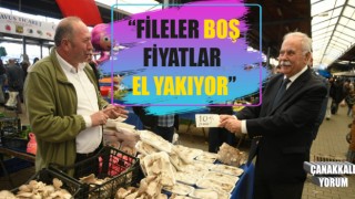 Başkan Gökhan: “Fileler boş, fiyatlar el yakıyor”