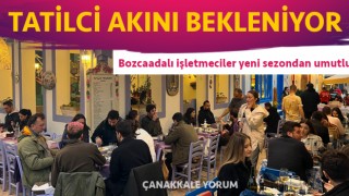 Bozcaada’da yaz sezonu erken açıldı