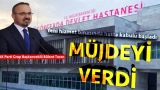 Bülent Turan: “Gökçeada Devlet Hastanemiz yeni binasında hizmet vermeye başladı”