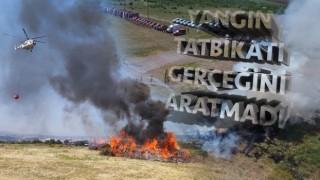 Çanakkale’de orman yangını tatbikatı