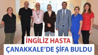 İngiliz hasta Çanakkale’de şifa buldu