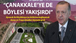 Assos ve Troya tünelleri hizmete girdi… Cumhurbaşkanı Erdoğan: “İki kıtanın birleşim yeri Çanakkale’ye de böylesi yakışırdı”