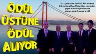 1915 Çanakkale Köprüsü’ne prestijli ödül