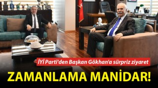 Zamanlama manidar: İYİ Parti'den Başkan Gökhan'a sürpriz ziyaret