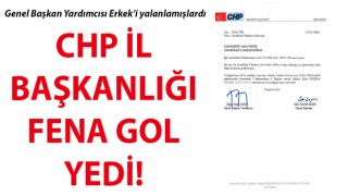 CHP İl Başkanlığı fena gol yedi!