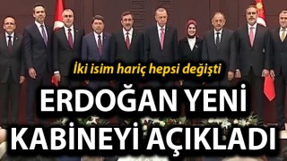 Cumhurbaşkanı Erdoğan yeni kabineyi açıkladı: Hazine ve Maliye Bakanı Mehmet Şimşek oldu