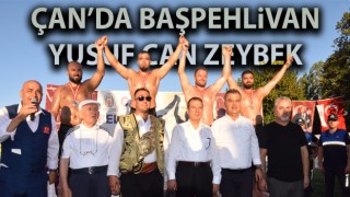 Çan’da başpehlivan Yusuf Can zeybek oldu