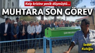 Şerbetli köyü muhtarı Sedat Kuloğlu’na son görev