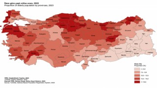 Çanakkale yaşlı nüfus oranı en yüksek şehirler listesinde