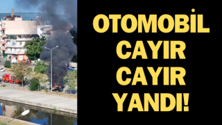 Çanakkale’de otomobil yandı!