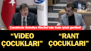 Çanakkale Belediye Meclisi’nde ihale iptali gerilimi!