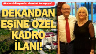 Çanakkale Onsekiz Mart Üniversitesi'nde kişiye özel kadro iddiası: Dekanın eşi mi tarif edildi?