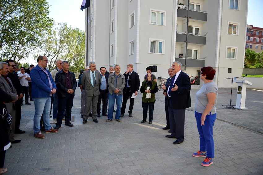 Güvenevler Sitesi'nde Anahtar Teslim Töreni