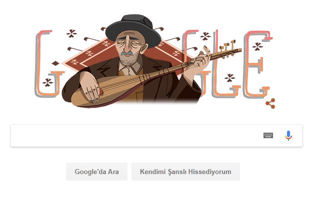 Google'dan Aşık Veysel jesti