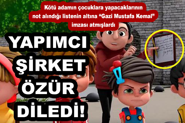 TRT'deki Atatürk skandalı için yapımcı şirket özür diledi!