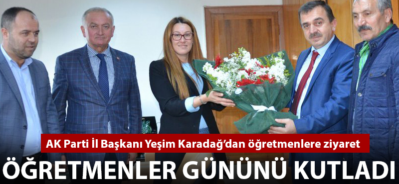 Yeşim Karadağ öğretmenlerle buluştu