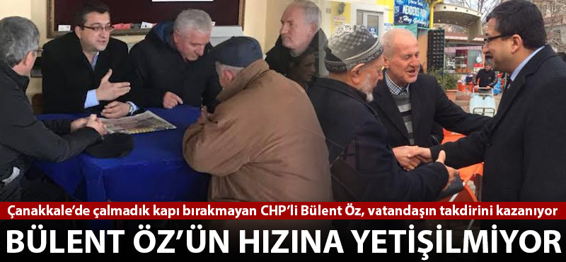 Bülent Öz'ün hızına yetişilmiyor