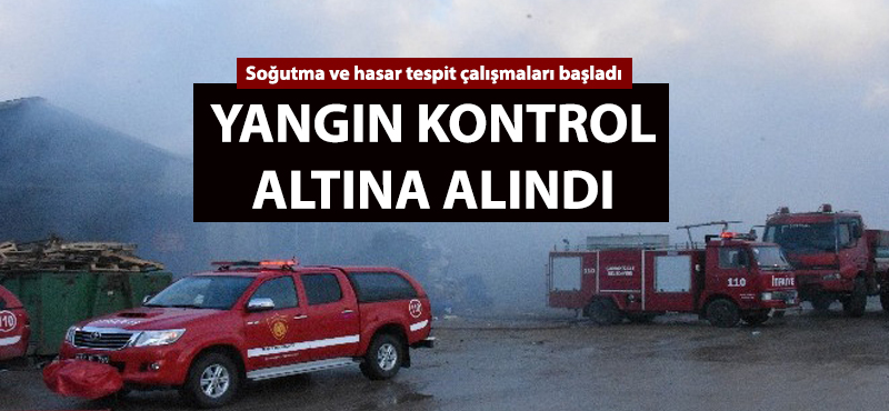 Çanakkale'deki yangın kontrol altına alındı