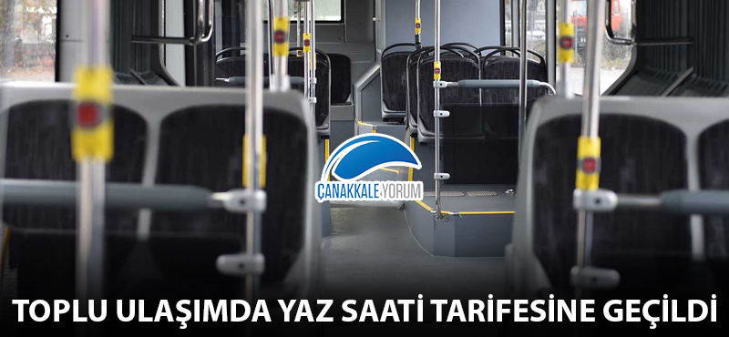 Toplu ulaşımda yaz saati tarifesi başladı