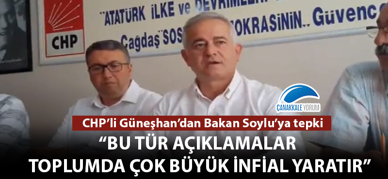 "Bu tür açıklamalar toplumda çok büyük infial yaratır"