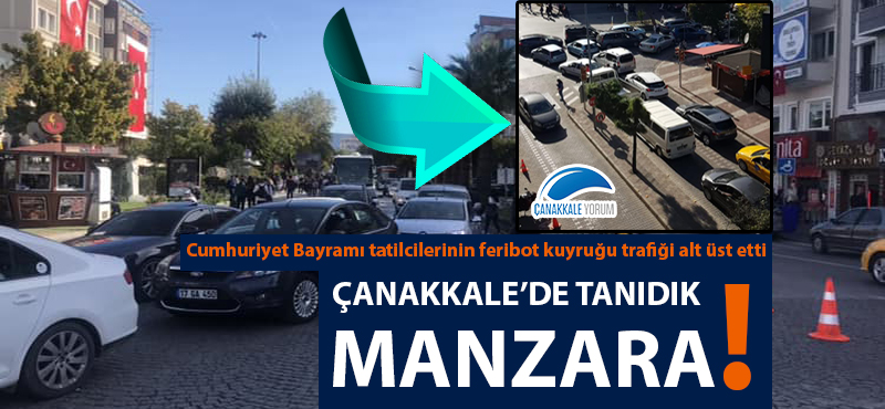 Çanakkale'de tanıdık manzara!