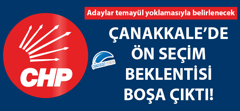 CHP adaylarını temayülle belirleyecek