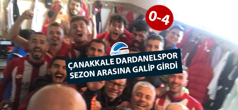 Çanakkale Dardanelspor sezon arasına galip girdi