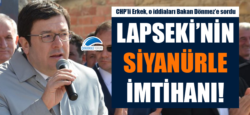 Lapseki'nin siyanürle imtihanı!