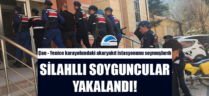 Silahlı soyguncular yakalandı!