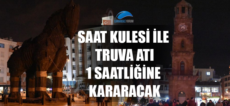 Saat Kulesi ile Truva Atı 1 saatliğine kararacak