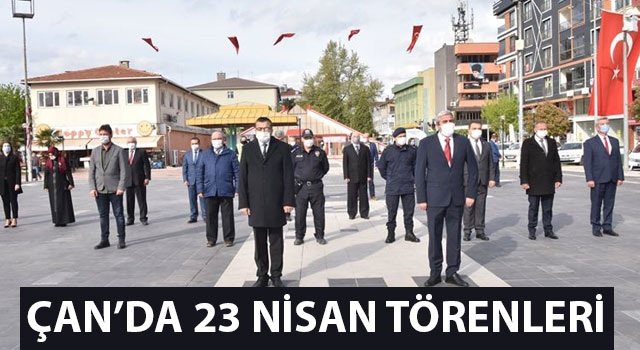 Çan'da 23 Nisan törenleri