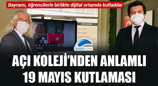 Açı Koleji'nden anlamlı 19 Mayıs kutlaması