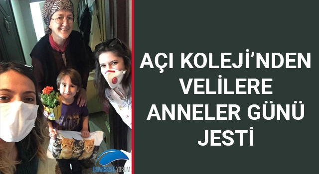 Açı Koleji'nden velilere Anneler Günü jesti