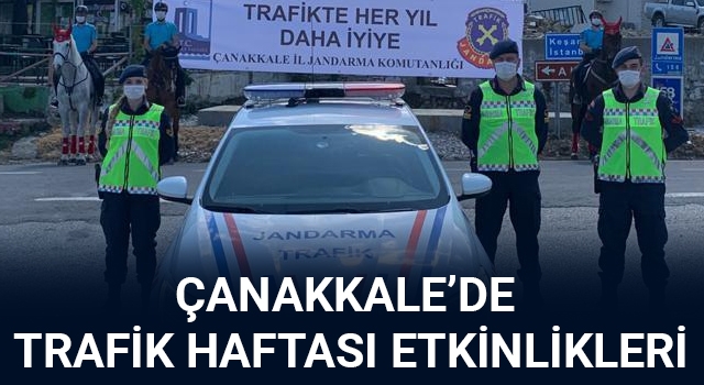 Çanakkale'de Trafik Haftası etkinlikleri