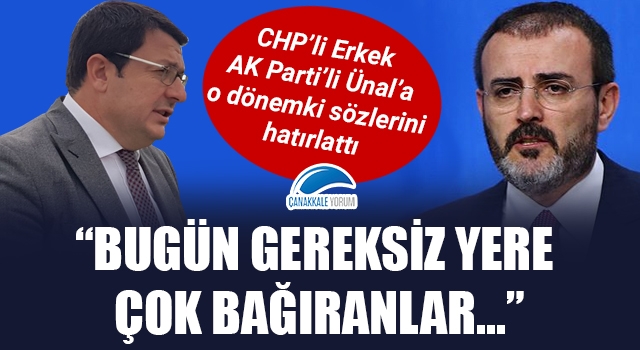 Muharrem Erkek, Mahir Ünal'a o dönemki sözlerini hatırlattı: "Bugün gereksiz yere çok bağıranlar..."