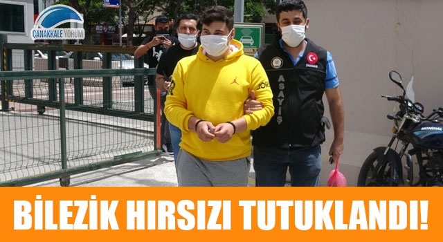 Kepez'deki kuyumcuyu soyan bilezik hırsızı tutuklandı!