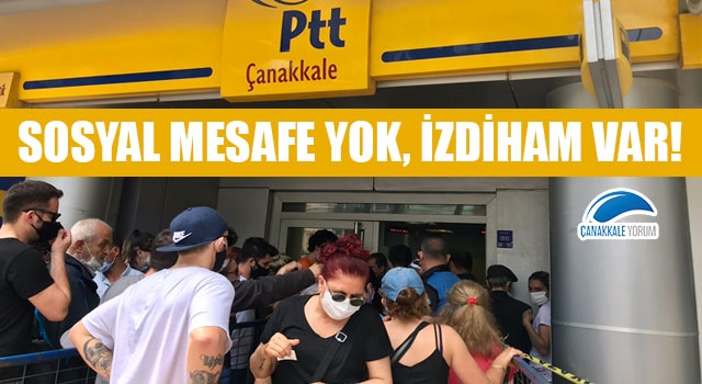 Sosyal mesafe yok, izdiham var!